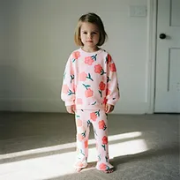 ​​Toddler Hoodie Long-Sleeve Knit Outfit